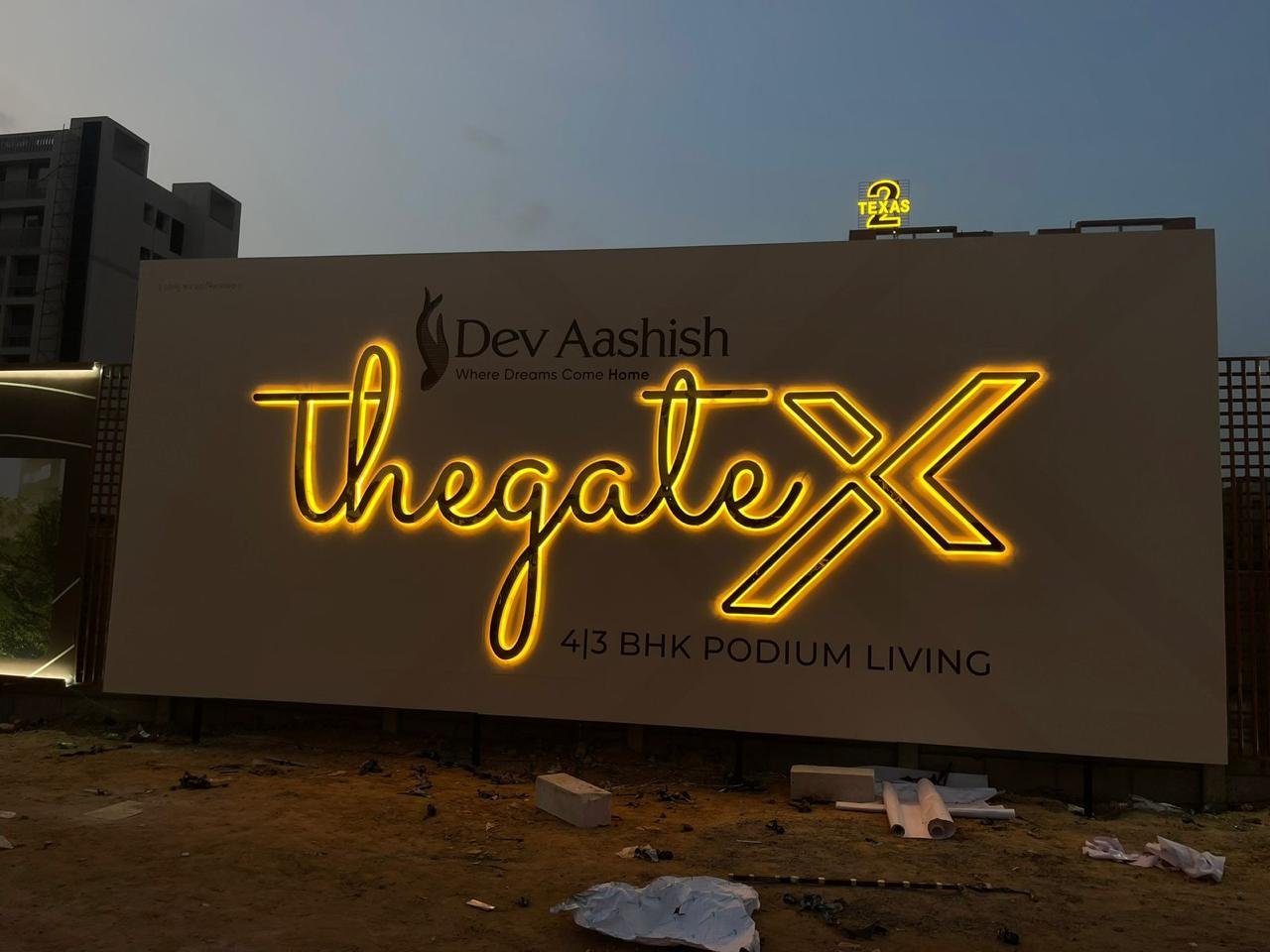 Custom brand signage