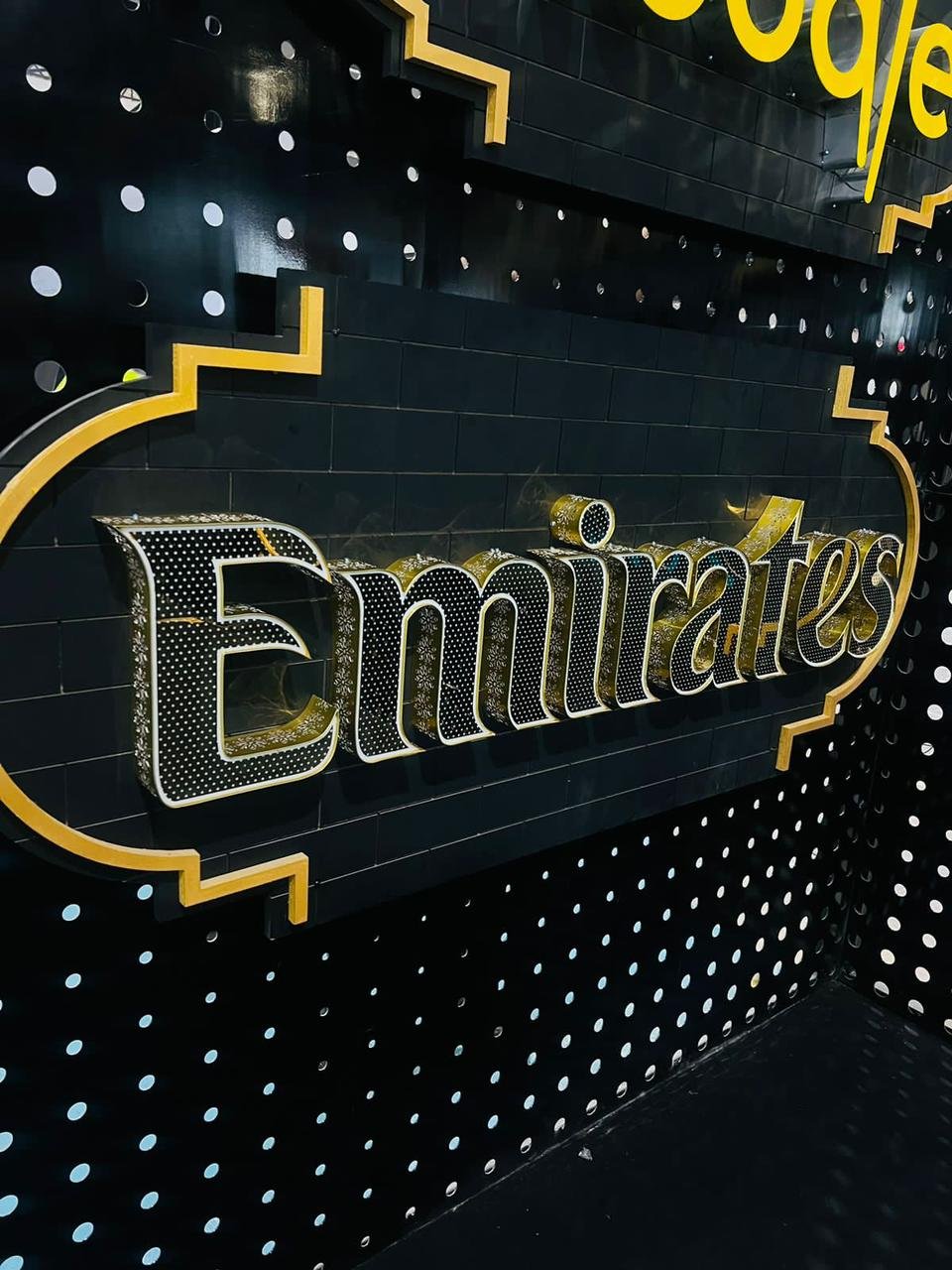 Custom LED signage installation